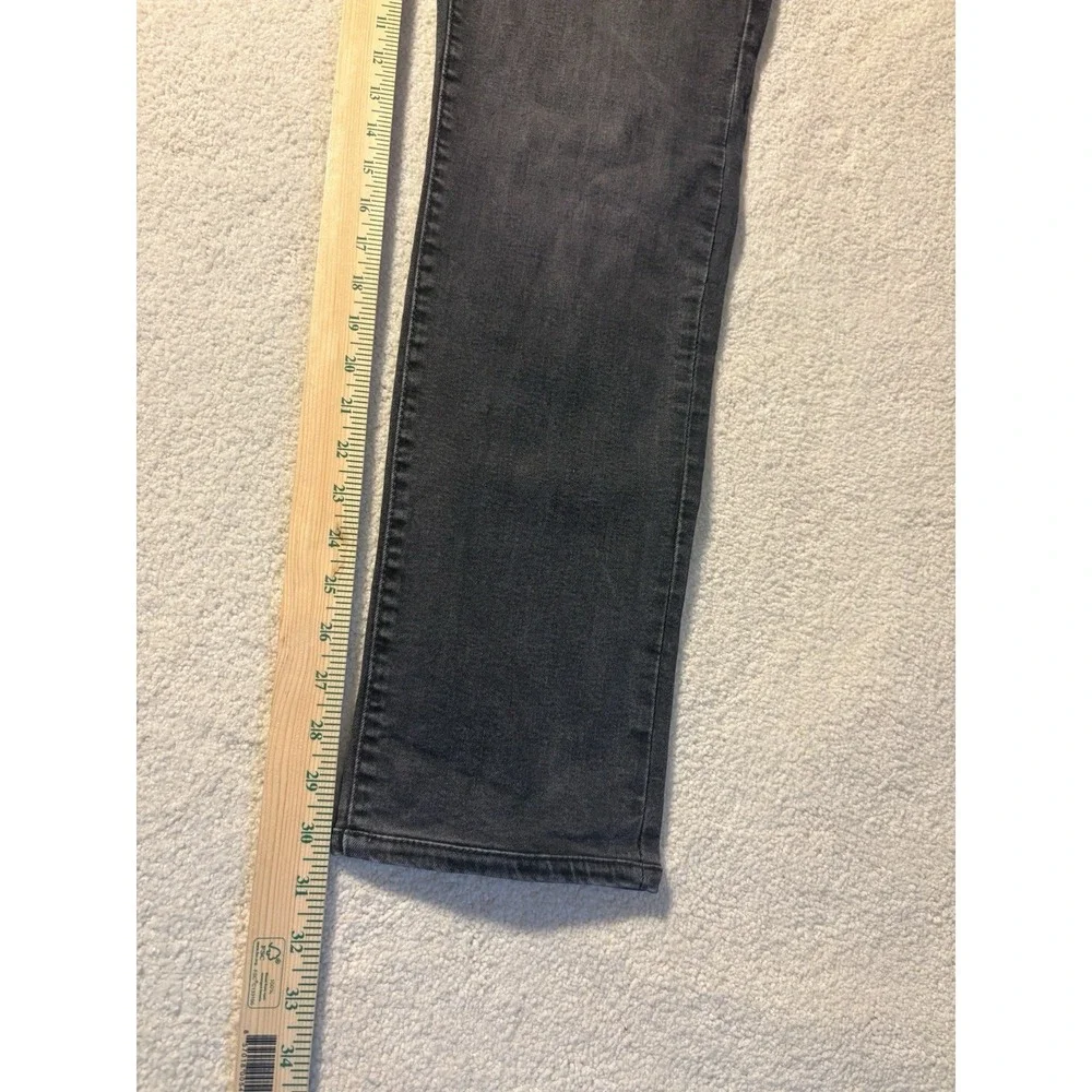 True Religion Rocco Relaxed Skinny Jeans Mens 36 X 30 Faded Black Stretch Flap
